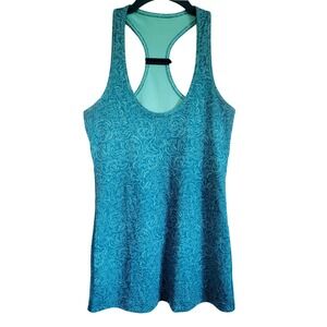 Lululemon Athletica XS Manifesto  Racerback Tank Top Teal Size XS Athleisure NEW